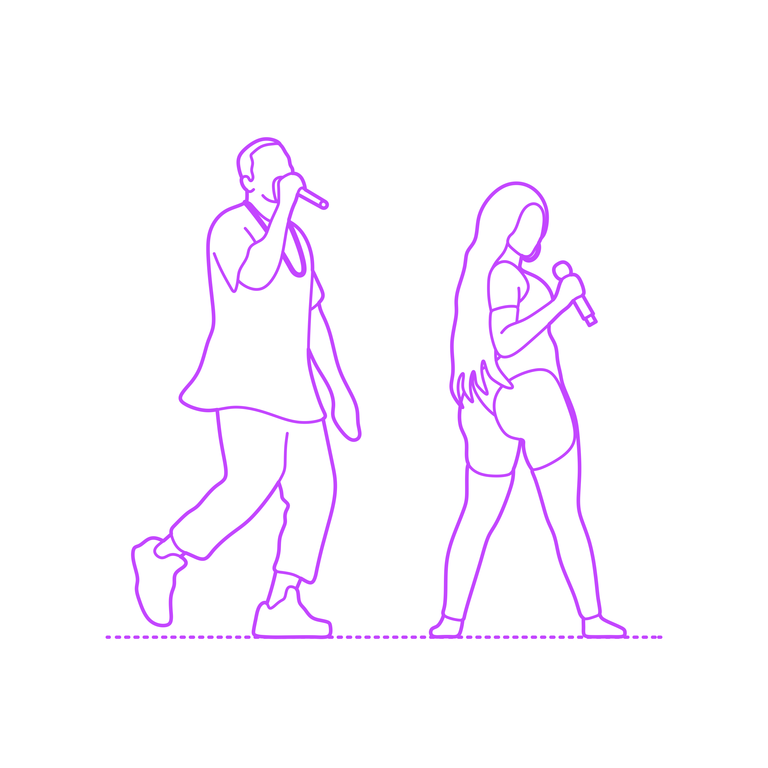 Pop Culture Rappers Rap Outline Icon Svg Set Free Vectors